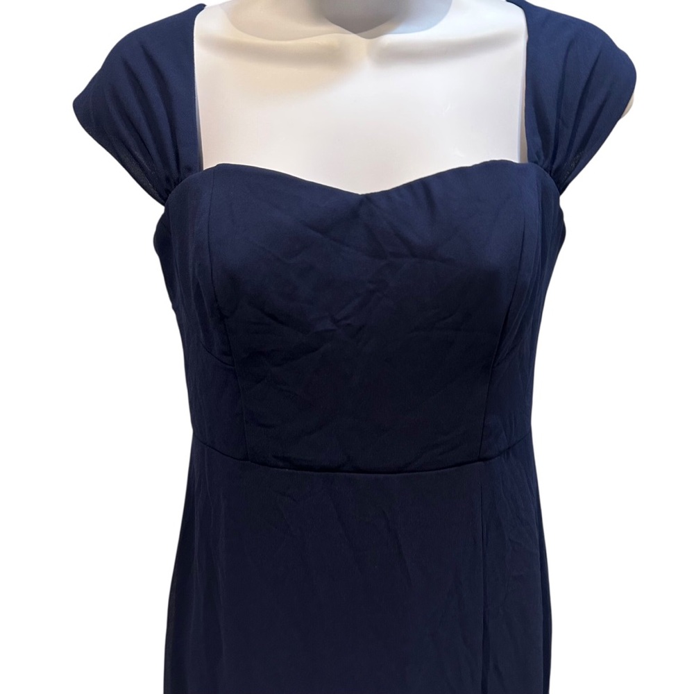 Lulus Magical Magnetism Navy Blue Off-the-Shoulder Maxi Dress Size Small - Picture 7 of 15